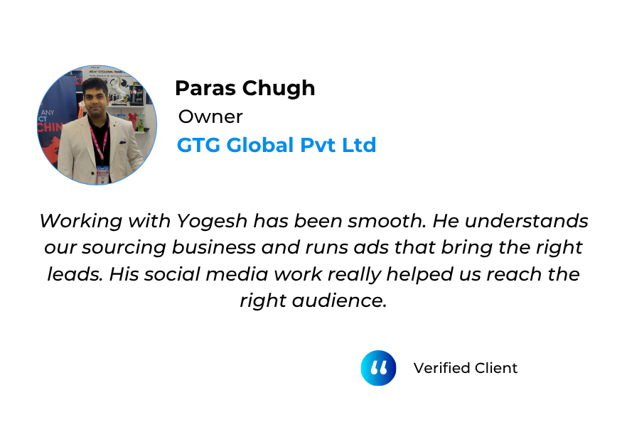Client story - Paras Chugh